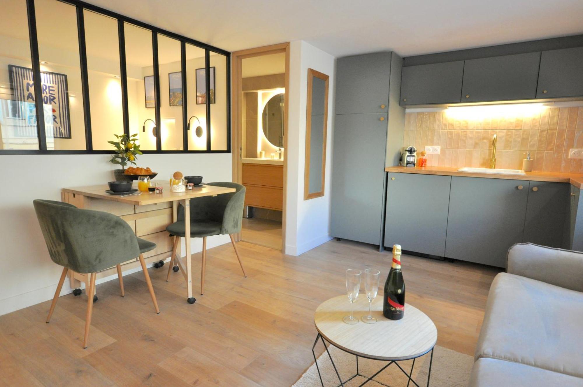 Monaco # Menton - 4 Persons - Hypercenter - Private Parking - Full Renovated - Clim - Fast Wifi - Beach And Sun Exteriér fotografie
