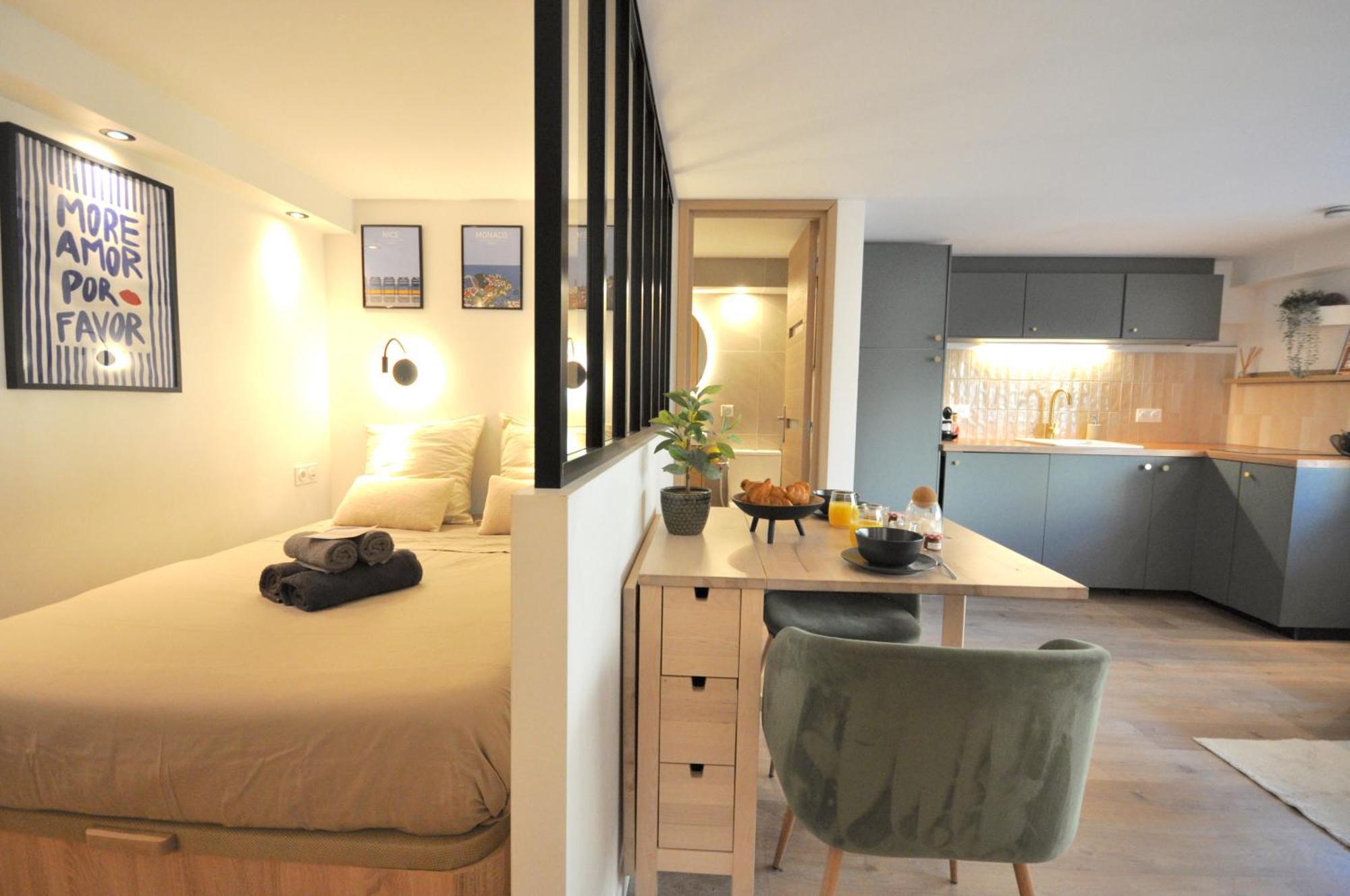 Monaco # Menton - 4 Persons - Hypercenter - Private Parking - Full Renovated - Clim - Fast Wifi - Beach And Sun Exteriér fotografie