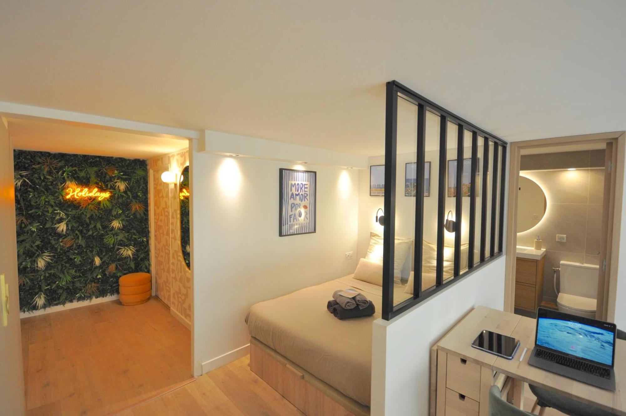 Monaco # Menton - 4 Persons - Hypercenter - Private Parking - Full Renovated - Clim - Fast Wifi - Beach And Sun Exteriér fotografie